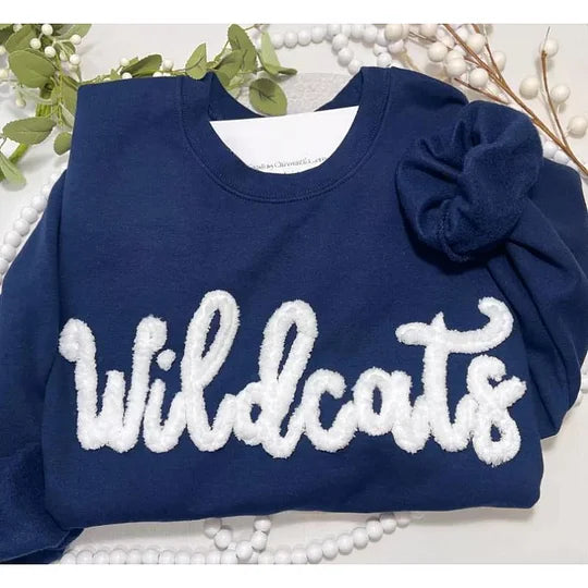 (Babies & Youth) Personalized Chenille Embroidered Sweatshirt