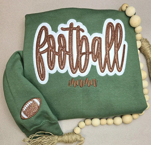 Personalized Soccer Mom Glitter Sweatshirt, Hoodie & T-Shirt