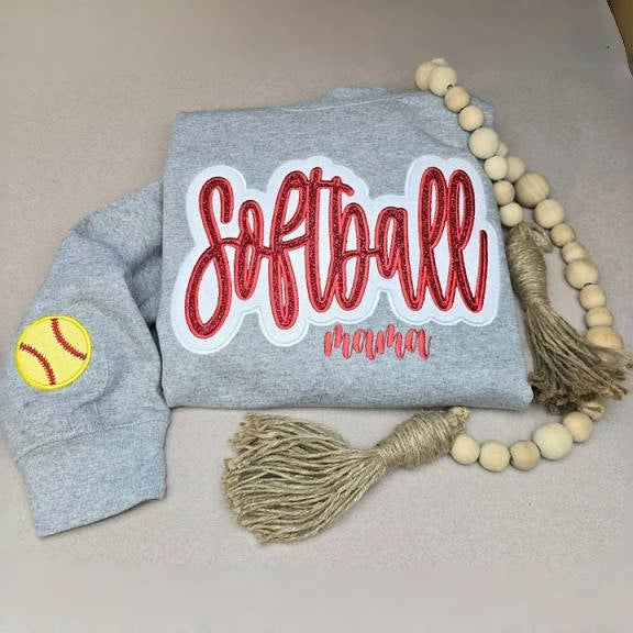 Personalized Hockey Mom Glitter Sweatshirt, Hoodie & T-Shirt
