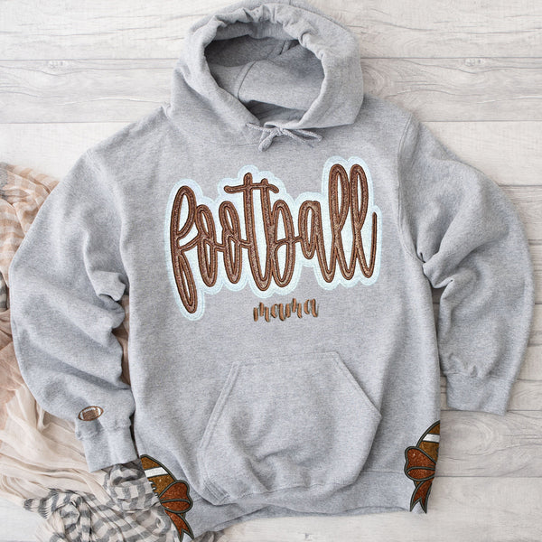 Custom Text Glitter Sweatshirt , Personalized Mama Sweatshirt with Sporty Bow , Add Your Message Here , Gift for Sports Lovers